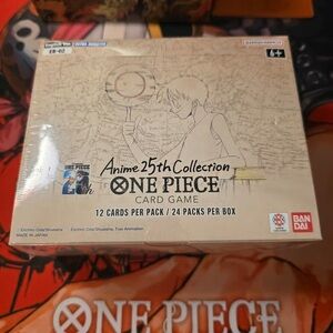 Onepiece Anime 25th Collection Card Game - Cream and Black